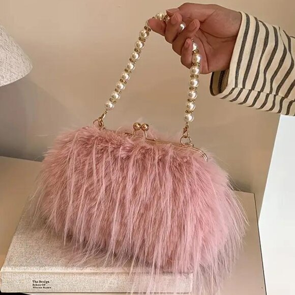 LUSH PINK EVENING BAG - Picture 3 of 3